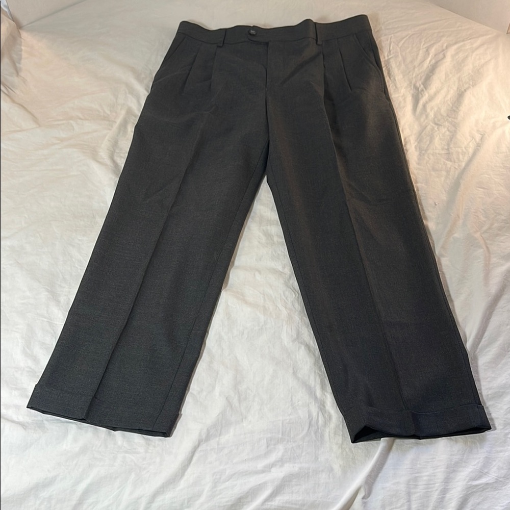 Stafford Charcoal 34x29 Dress Pants